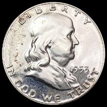 1953 Franklin Half Dollar CHOICE PROOF