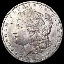 1892 Morgan Silver Dollar CLOSELY UNCIRCULATED