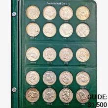 1948-1963 BU Franklin Half Dollar Set [36 Coins]