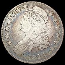 1824/4 Capped Bust Half Dollar NICELY CIRCULATED