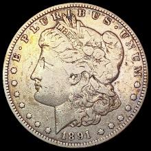 1891-CC Morgan Silver Dollar NICELY CIRCULATED