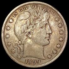 1899 Barber Half Dollar LIGHTLY CIRCULATED