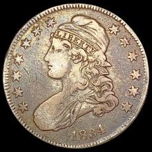 1834 Capped Bust Half Dollar LIGHTLY CIRCULATED