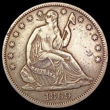 1869-S Seated Liberty Half Dollar CLOSELY UNCIRCULATED