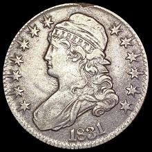 1831 O-109A Capped Bust Half Dollar LIGHTLY CIRCULATED