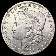 1891-O Morgan Silver Dollar CLOSELY UNCIRCULATED