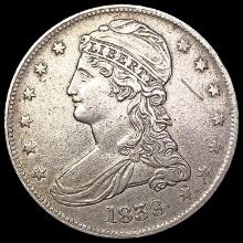 1838 Capped Bust Half Dollar CLOSELY UNCIRCULATED