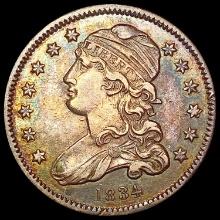 1834 Capped Bust Quarter CLOSELY UNCIRCULATED