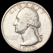 1932 S Washington Silver Quarter NEARLY UNCIRCULATED