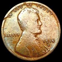 1914 D Wheat Cent LIGHTLY CIRCULATED