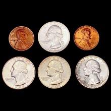 1910-1957 Type coin lot (6) HIGH GRADE