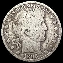 1896 O Barber Half Dollar NICELY CIRCULATED