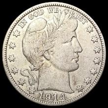 1914 Barber Half Dollar LIGHTLY CIRCULATED