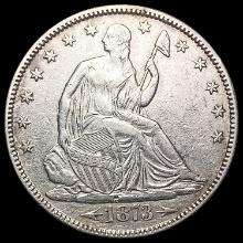 1873 Seated Liberty Half Dollar CLOSELY UNCIRCULATED