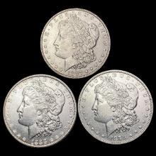 1879-1897 Morgan Silver Dollars (3) HIGH GRADE