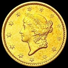 1851 Rare Gold Dollar LIGHTLY CIRCULATED