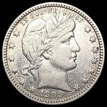 1909 D Barber Quarter CLOSELY UNCIRCULATED