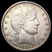 1892 Barber Half Dollar UNCIRCULATED