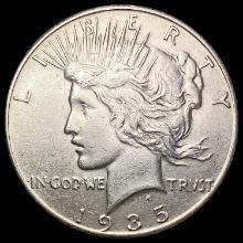 1935 Silver Peace Dollar CLOSELY UNCIRCULATED