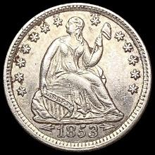 1853 Seated Liberty Half Dime CLOSELY UNCIRCULATED