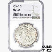 1898-O Morgan Silver Dollar NGC MS66+