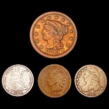 1835-1891 Type Coin Lot (4) HIGH GRADE