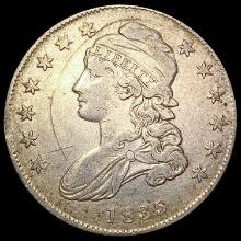 1835 Capped Bust Half Dollar LIGHTLY CIRCULATED