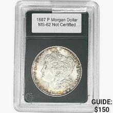 1887-P Morgan Silver Dollar   MS62