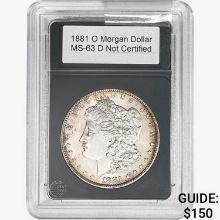 1881-O Morgan Silver Dollar   MS63