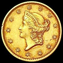 1854 Rare Gold Dollar CLOSELY UNCIRCULATED