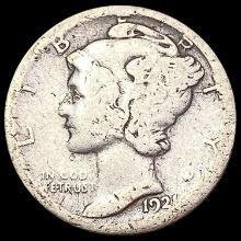 1921 D Mercury Dime NICELY CIRCULATED