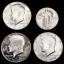 1929-1976 Silver Coin Lot (4) HIGH GRADE