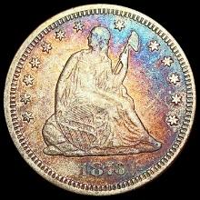 1876 Seated Liberty Quarter LIGHTLY CIRCULATED