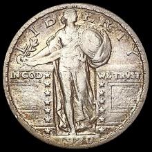 1920 S Standing Liberty Quarter LIGHTLY CIRCULATED