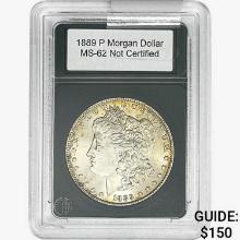 1889-P Morgan Silver Dollar   MS62