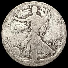 1916 D Walking Liberty Half Dollar NICELY CIRCULATED