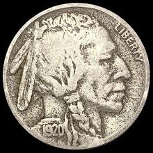 1920 D Buffalo Nickel LIGHTLY CIRCULATED