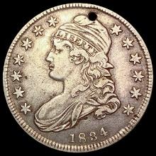 1834 Capped Bust Half Dollar NICELY CIRCULATED