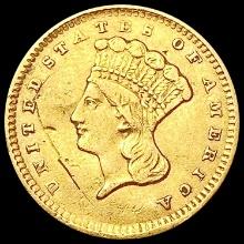 1856 Rare Gold Dollar CLOSELY UNCIRCULATED