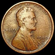 1909-S Wheat Cent NICELY CIRCULATED