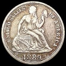 1889-S Seated Liberty Dime LIGHTLY CIRCULATED