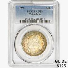 1893 Columbian Expo Half Dollar PCGS AU58