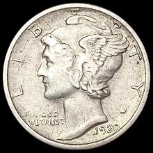 1920-S Mercury Dime CLOSELY UNCIRCULATED