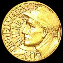 1915-S Pan-Pac Rare Gold Dollar UNCIRCULATED