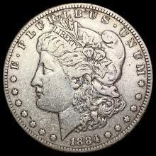 1884-S Morgan Silver Dollar NEARLY UNCIRCULATED