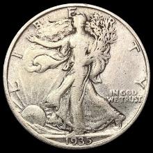 1935-D Walking Liberty Half Dollar LIGHTLY CIRCULATED