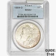 1884-O Morgan Silver Dollar PCGS MS62