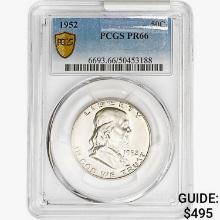 1952 Franklin Half Dollar PCGS PR66