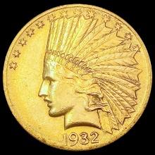 1932 $10 Gold Eagle CLOSELY UNCIRCULATED