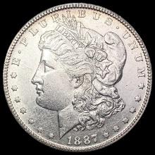 1887-S Morgan Silver Dollar CHOICE AU